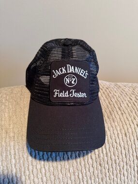 Jack Daniels Black 'Field Tester' Trucker Hat
